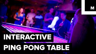 Interactive ping pong table [upl. by Notgnilliw]