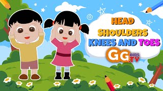 Head Shoulder Knees And Toes  ‬Nursery Rhymes amp Kids Songs [upl. by Hatfield]