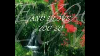 And I love you so By Don Mclean lyrics [upl. by Avika]