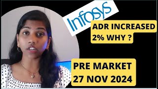 Infosys Rally Turn Nowquot PreMarket Report Nifty amp Bank Nifty 27 Nov 2024 Range Analysis [upl. by Ilahtan]