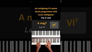 An Intriguing JazzInspired Chord Progression with Tonal Ambiguity  Piano Tutorial [upl. by Lilithe]