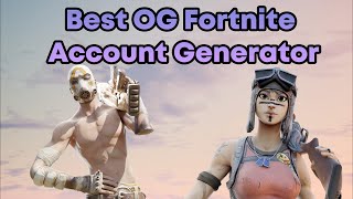 The Best OG Fortnite Account Generator In 2024 [upl. by Ardie505]