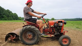 I Bought a 1950s Mini Tractor With Attachments RARE FIND [upl. by Etnoval]