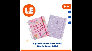 📒 Agenda Punto Cero 16x21 Diaria 2024 📒 [upl. by Felix719]