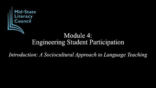 Introduction A Sociocultural Approach to Language Learning [upl. by Troyes]