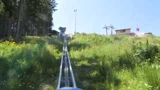 Semmering Hirschenkogel  Zauberberg Sommerrodelbahn Superbob Sommer [upl. by Gert]