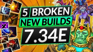 5 NEW BUILDS in Patch 734E  Best Item and HERO COMBOS  Dota 2 Guide [upl. by Shawn]