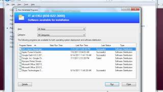 Desktop Management Run Advertised Programs [upl. by Oicneserc512]