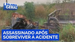 Homem sobrevive a batida de carro mas é assassinado por irmão de motorista após acidente no MT [upl. by Ilrahc387]