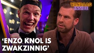 Rutger verklaart gedrag Enzo Knol Hij is zwakzinnig  VANDAAG INSIDE [upl. by Robinette]