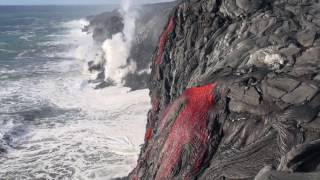 Hawaii  Volcano vs Ocean [upl. by Clarinda346]