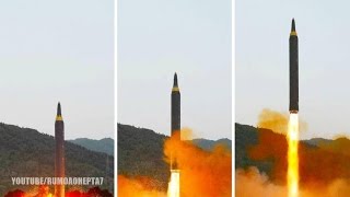 North Korea Shows Off New LongRange Missile Hwasong12 in Latest Test  Coréia do Norte Novo Míssil [upl. by Brnaby823]