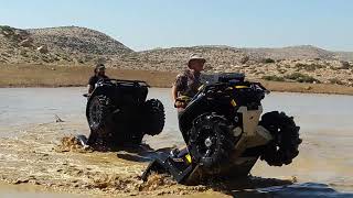 Polaris sportsman 850 vs can am outlander 1000 polarislebanon7490 CANAMOFFROAD [upl. by Elimay925]