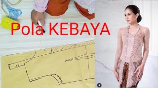 CARA MEMBUAT POLA KEBAYA LEBIH MUDAH DAN CEPAT DENGAN POLA DASAR  live [upl. by Airebma]