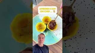 Cestinha de Banana Recheada food lifehacks shorts [upl. by Francklyn753]