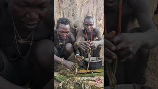 Hadzabe tribe LovelyLunchtime its amazing tradition lifestyle [upl. by Ajna]