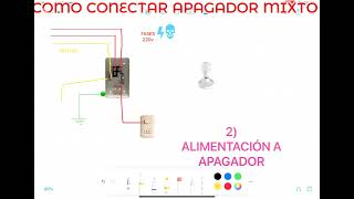 Diagrama apagador mixto [upl. by Nanfa]