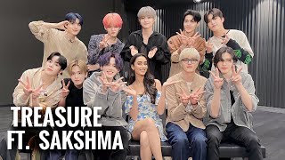 KPop TREASURE ft Sakshma Srivastav  Get to know them like never before  Indian Interview [upl. by Airamzul]