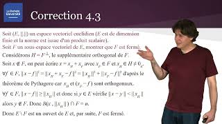 Topologie 43 Correction des exercices [upl. by Ruddie]