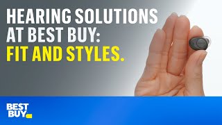 Hearing solutions at Best Buy Fit and styles [upl. by Wershba744]