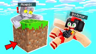 99 IMPOSIBLE SOBREVIVIR en 1 CHUNK de MINECRAFT 🌎😱 INVICTOR Y ACENIX Parkour [upl. by Ddot]