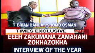 BRIAN BANDA EXCLUSIVE INTERVIEW WITH JOMO OSMAN CURRENTLY DEPUTY MAJOR OF BLANTYRE CITY ZINAKUMANA [upl. by Bashuk]