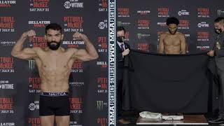 Patricio Pitbull and AJ McKee Make Weight  Bellator 263  MMA Fighting [upl. by Bianchi]