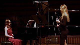 Katarzyna Danel  Gabinet Luster 2018 for clarinet and piano [upl. by Nibuz]