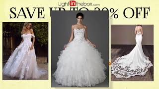 Shop all our wedding dresses in a wide selection of every style all at amazing prices [upl. by Rosalba626]