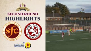 Stenhousemuir 02 Brora Rangers  Scottish Gas Scottish Cup Second Round Highlights [upl. by Saffren438]