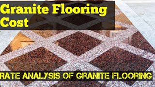 Granite Stone Flooring Cost  Rate Analysis of Stone Flooring [upl. by Eelaras818]