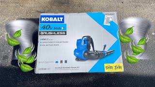 Kobalt 40v Backpack Blower [upl. by Cornwall]