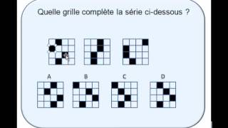 test psychotechnique grille corrigé 1 [upl. by Enirroc]