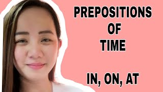 IN ON AT  the triangle method for prepositions of time [upl. by Marga]