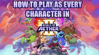 How to play as Every Character in Rivals of Aether II Crash Course [upl. by Ailido]