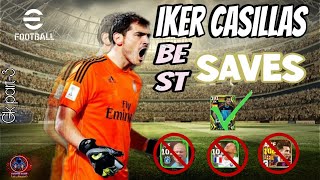 Iker Casillas Best Saves amp Training He is One of The best GK in Efootball 2024 Watch Till End [upl. by Reaht]