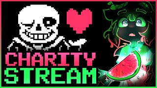 An Undertale Marathon FOR CHARITY  🍉Pacifism for Palestine 🍉 [upl. by Kilby]