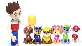 DibusYmas Paw Patrol 💕 Superhero Play Doh Stop motion cartoons [upl. by Fredra]