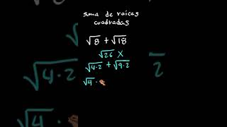 Suma de raíces cuadradas algebra [upl. by Meridith44]