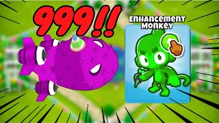 BAD della festa distrutto 999 VOLTE  Enhancement monkey  BTD6 [upl. by Pansie890]