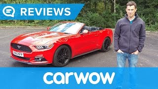 Ford Mustang Convertible 2018 indepth review  Mat Watson Reviews [upl. by Aiuqram]