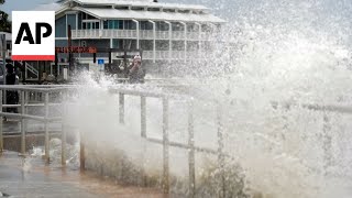 Category 1 Hurricane Debby closes in on Florida [upl. by Ecinaj751]