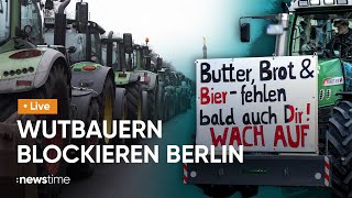 LIVE MegaProtest der Bauern gestartet  Tausende Traktoren in Berlin [upl. by Amsirp683]