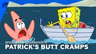 SpongeBob SquarePants  Patricks Butt Cramps S3 E1  Paramount [upl. by Erminie]