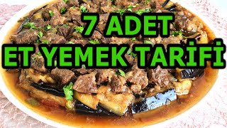 7 ADET ET YEMEK TARİFİ [upl. by Tyrus887]