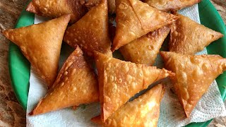 Vegetable samosa recipe  how To fold samosa [upl. by Ennavoj]