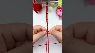 💕💕 Rope braiding skills sharing Handwoven basics teaching Pendant jewelry knotting tutor 233💕💕 [upl. by Nohpets643]