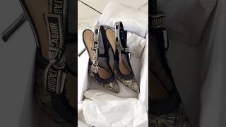 LUXURY UNBOXING  JADIOR SLINGBACK PUMPS ✨ [upl. by Mairb]