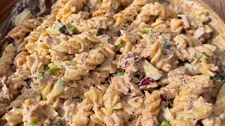 Tuna Pasta Salad  Perfect for work [upl. by Nidnerb731]