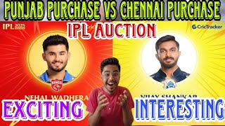 Nehal wadhera 420Cr in PKS Vijay Shankar 120Cr in CSK Sameer Rizvi 95Lakh in DC Abdul samad 420 [upl. by Htezzil]